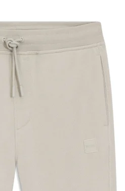 Jogginghose aus Baumwoll-Terry mit Logo-Aufnäher
