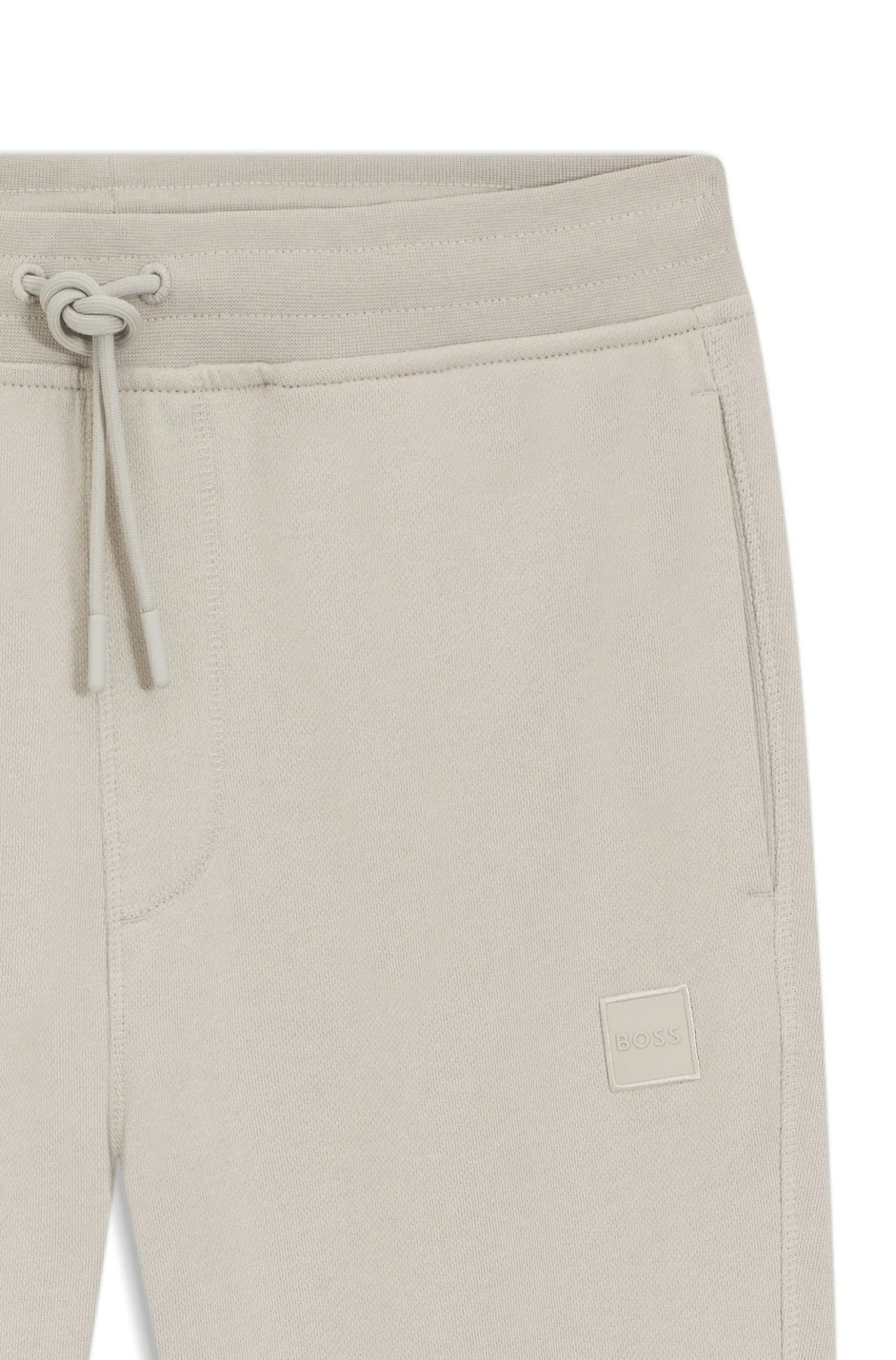Jogginghose aus Baumwoll-Terry mit Logo-Aufnäher