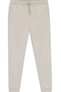 Jogginghose aus Baumwoll-Terry mit Logo-Aufnäher