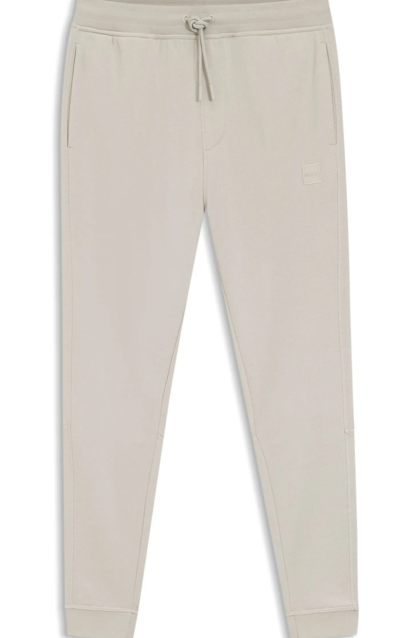 Jogginghose aus Baumwoll-Terry mit Logo-Aufnäher