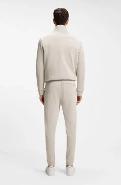Jogginghose aus Baumwoll-Terry mit Logo-Aufnäher