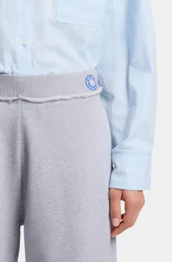 Jogginghose aus Baumwoll-Terry mit Logo-Bund