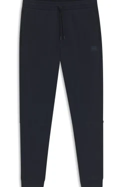 Jogginghose aus Baumwoll-Terry mit Logo-Aufnäher