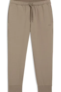 Jogginghose aus Stretch-Baumwolle mit Logo-Detail