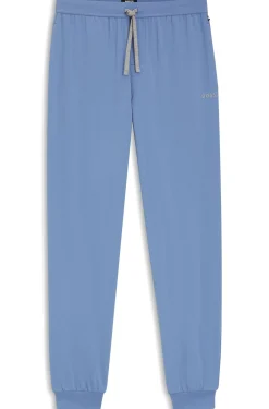 Jogginghose aus Stretch-Baumwolle mit Logo-Stickerei