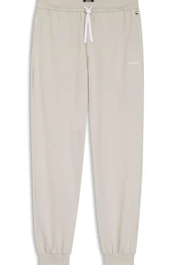 Jogginghose aus Stretch-Baumwolle mit Logo-Stickerei