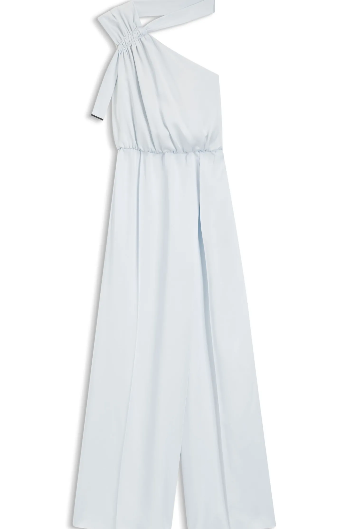 Jumpsuit mit One-Shoulder und Wickelfront