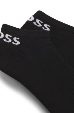 Knöchellange Socken aus Stretch-Gewebe im Zweierpack