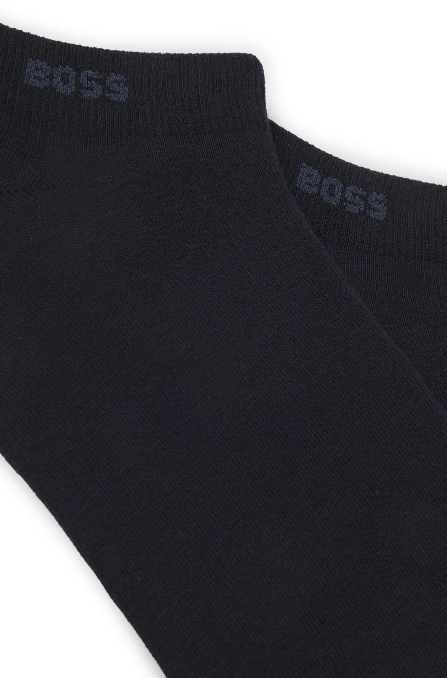 Knöchellange Socken aus Stretch-Gewebe im Zweierpack