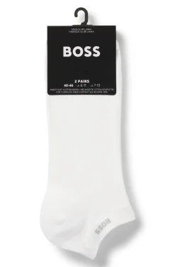 Knöchellange Socken aus Stretch-Gewebe im Zweierpack