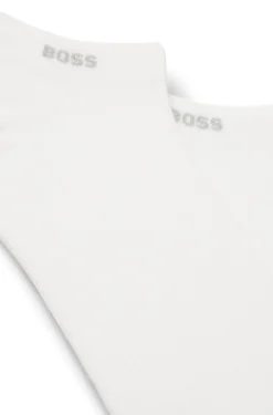 Knöchellange Socken aus Stretch-Gewebe im Zweierpack