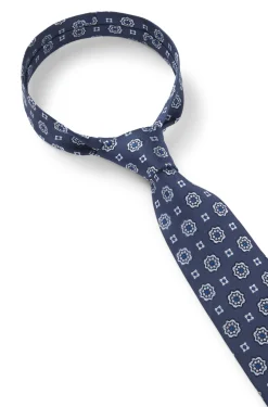 Krawatte aus Seiden-Mix mit Jacquard-Muster