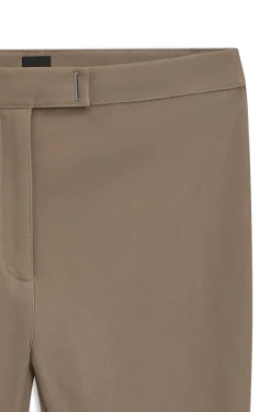 Lederleggings mit Logo-Hakenverschluss