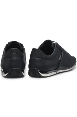 Ledersneakers mit geruchsneutralisierendem Innenfutter