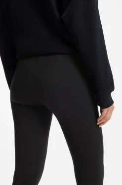 Leggings aus Punto-Milano-Jersey mit Naht-Detail