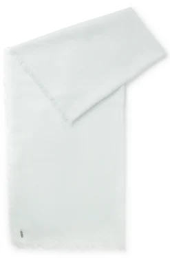 Leichter Wollschal mit Fransen