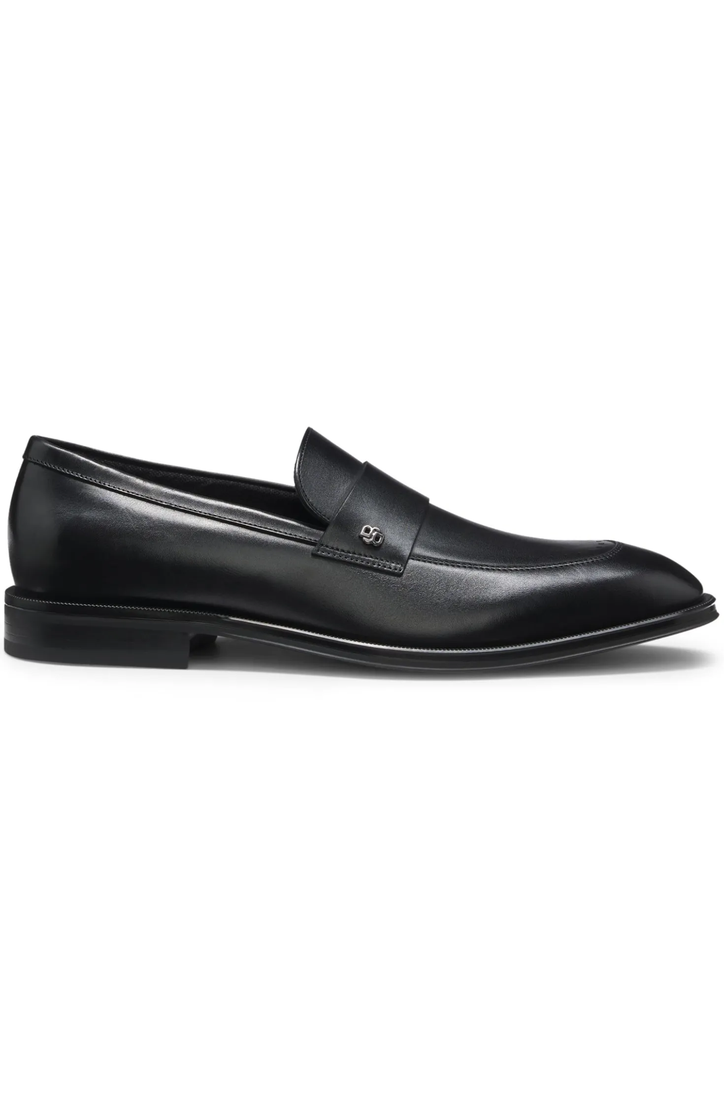Loafer aus Leder mit Double-B-Monogramm