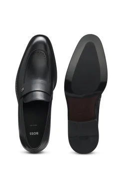 Loafer aus Leder mit Double-B-Monogramm