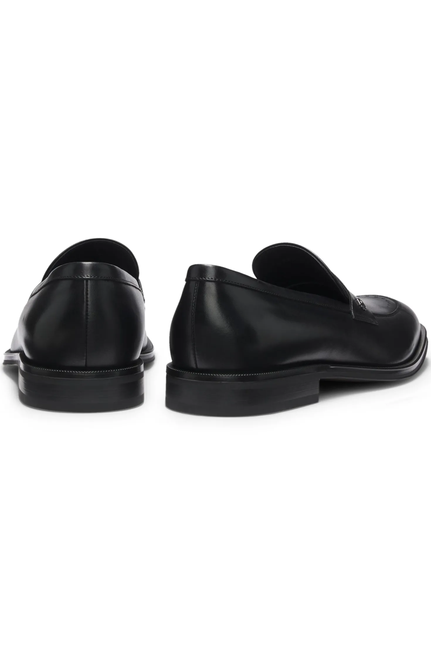 Loafer aus Leder mit Double-B-Monogramm
