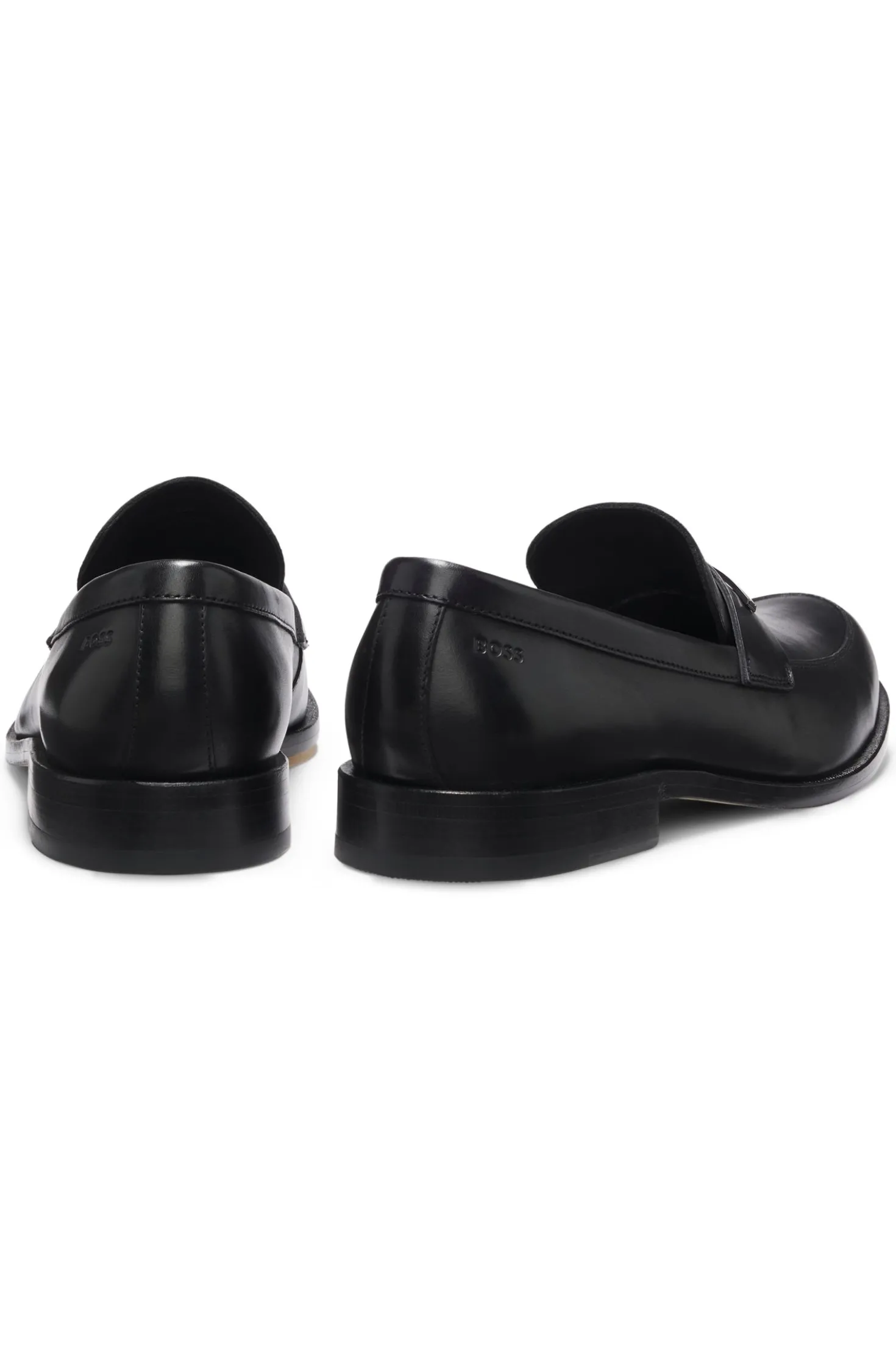 Loafer aus Leder mit Logo-Detail aus Metall