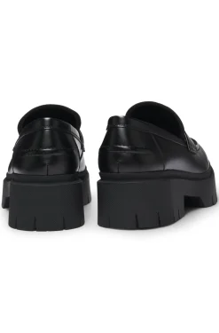 Loafers aus Kunstleder mit Stack-Logo