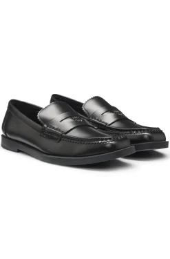 Loafers aus Kunstleder mit Stack-Logo