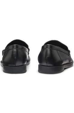 Loafers aus Kunstleder mit Stack-Logo