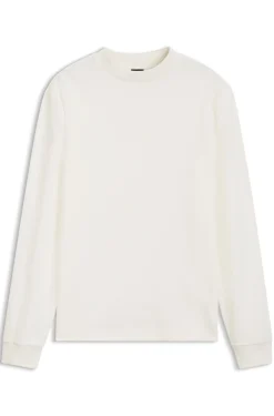 Longsleeve aus Baumwolle mit Stehkragen