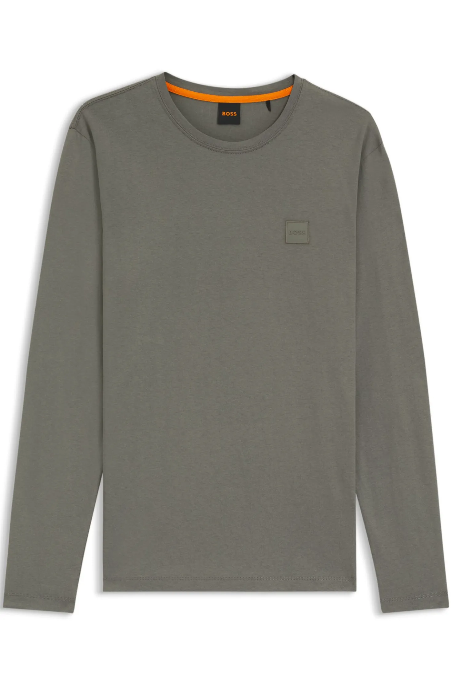Longsleeve aus Baumwolle mit Logo-Patch