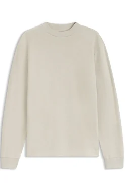 Longsleeve aus Baumwolle mit Stehkragen