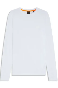 Longsleeve aus Baumwolle mit Logo-Patch