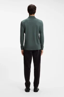 Longsleeve-Poloshirt aus Baumwolle mit Logo-Detail