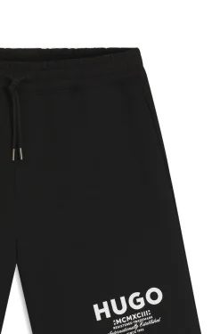 Loose-Fit Shorts aus Baumwoll-Terry mit Logo-Print