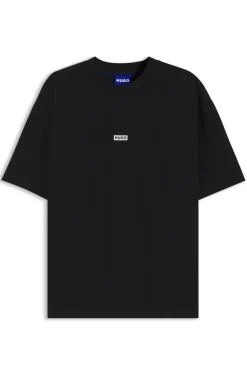 Loose-Fit T-Shirt aus Baumwolle mit Logo-Artwork hinten