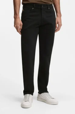 Maine Regular-Fit Jeans aus bequemem Stretch-Denim in Stay-Black