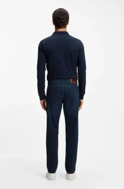 Maine Regular-Fit Jeans aus bequemem Stretch-Denim in Blau