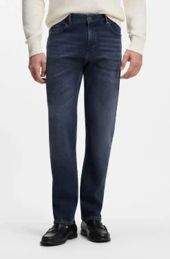 Maine Regular-Fit Jeans aus bequemem Stretch-Denim in Blau