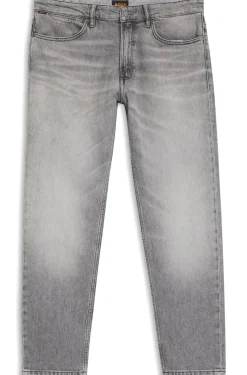 Maine Regular-Fit Jeans aus bequemem Stretch-Denim in Grau