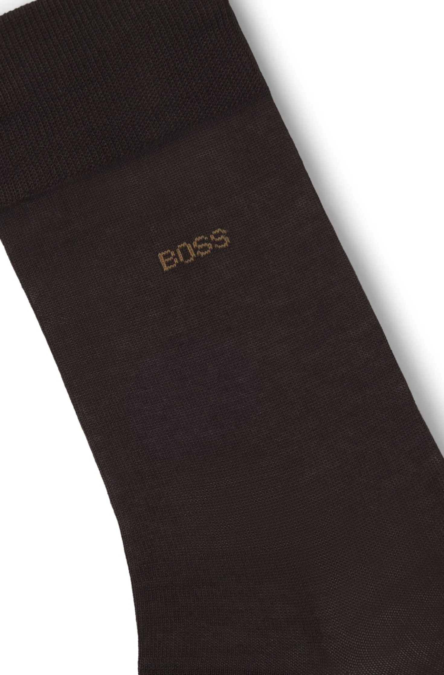 Mittelhohe Logo-Socken aus ägyptischer Baumwolle mit merzerisiertem Finish