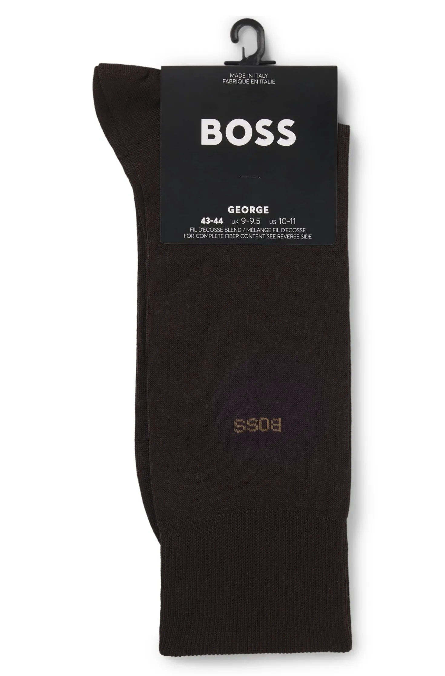 Mittelhohe Logo-Socken aus ägyptischer Baumwolle mit merzerisiertem Finish
