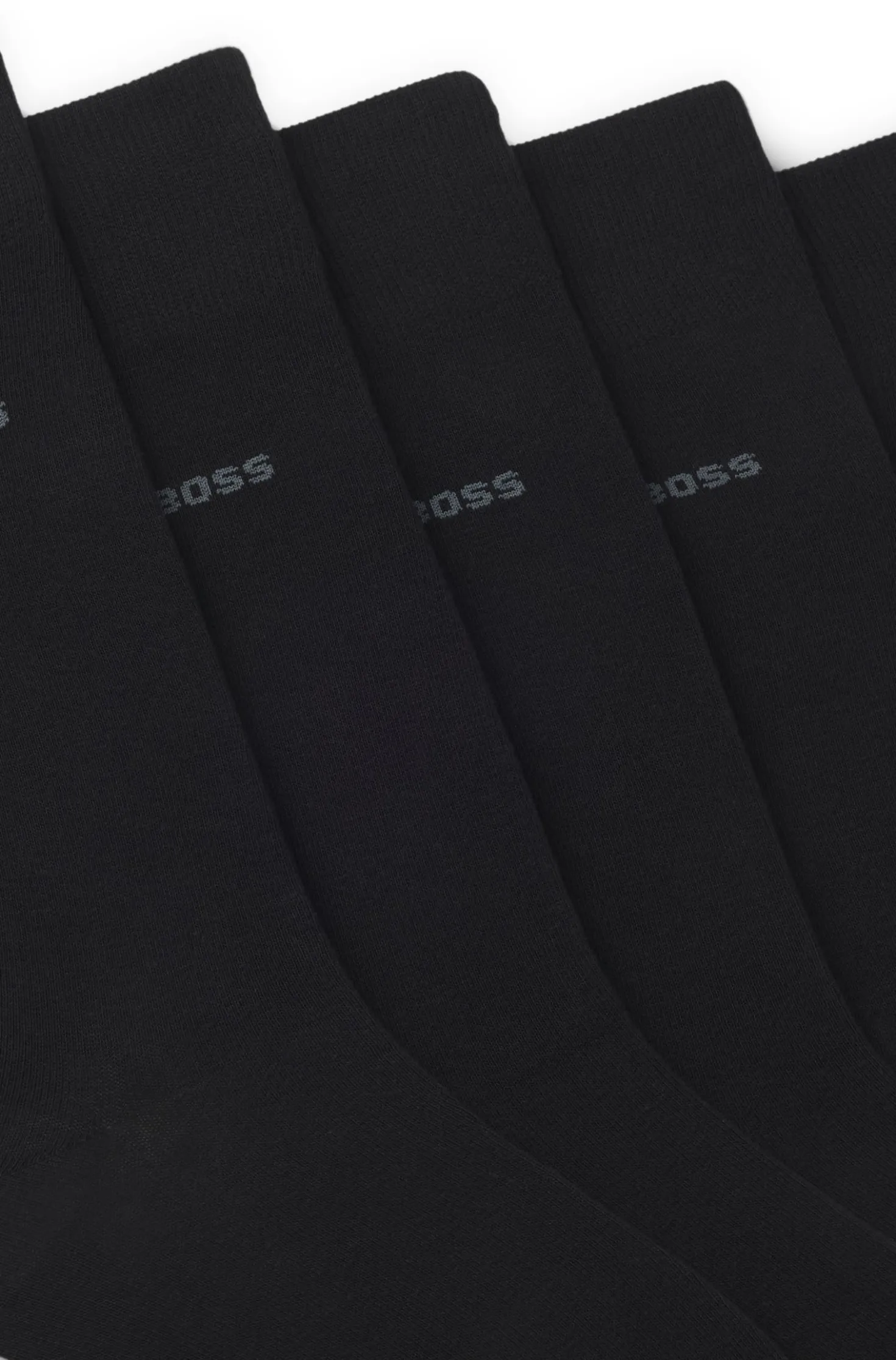 Mittelhohe Socken aus Baumwoll-Mix im Fünferpack
