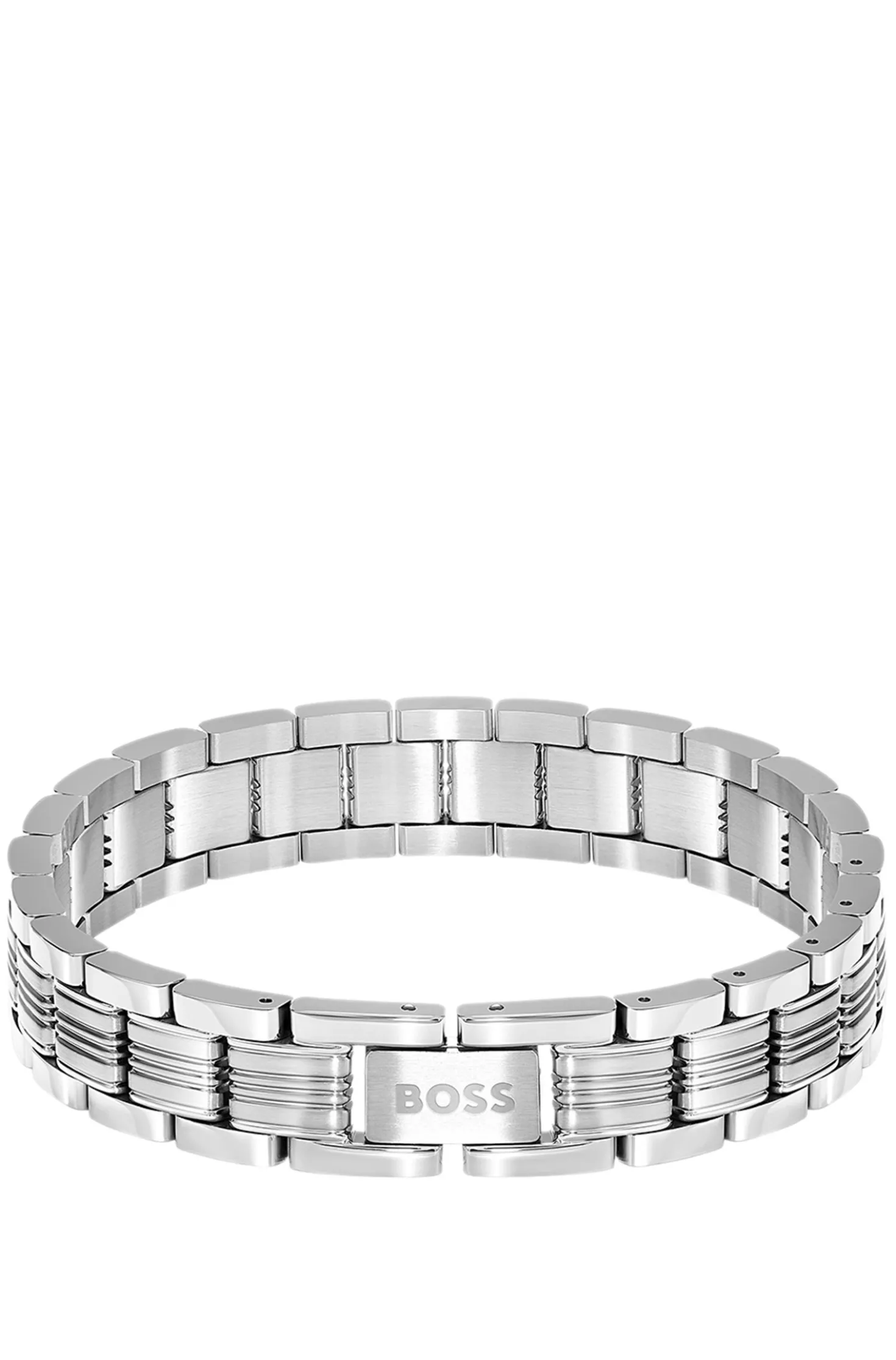 Modernes Armband mit puristischen Markendetails