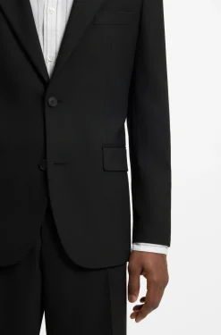 Modern-Fit Anzug im Stretch-Twill, zweiteilig