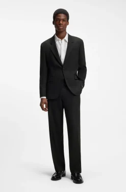 Modern-Fit Anzug im Stretch-Twill, zweiteilig