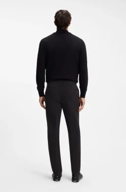 Modern-Fit Hose aus elastischer Baumwoll-Gabardine