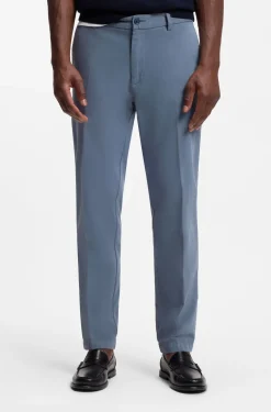 Modern-Fit Hose aus elastischer Baumwoll-Gabardine