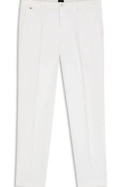 Modern-Fit Hose aus elastischer Baumwoll-Gabardine