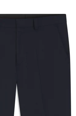 Modern-Fit Hose aus Woll-Mix mit Performance-Stretch