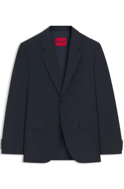 Modern-Fit Sakko aus elastischem Woll-Mix