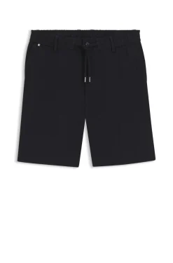 Modern-Fit Shorts aus Leinen-Mix